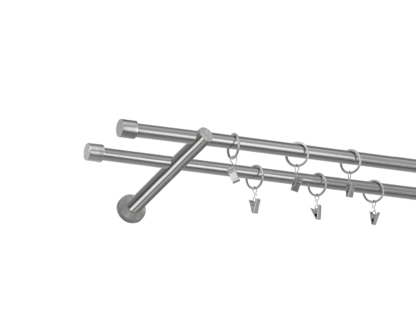 Garniža 16x16mm - 2rady - PULLO - satin