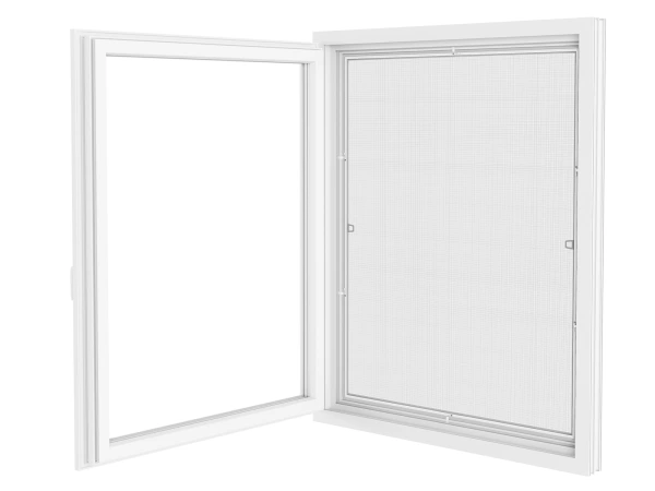 Siete proti hmyzu na OKNO - pevné - BIELA - RAL 9016 2