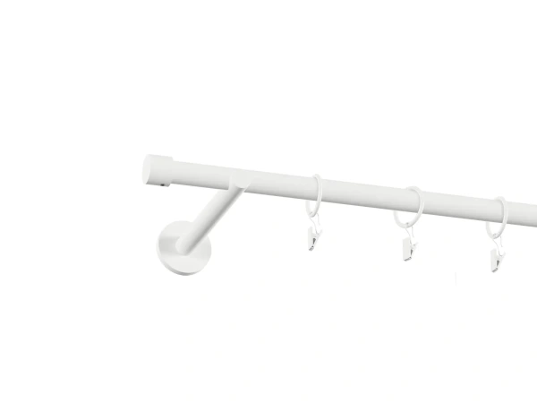 Garniža 19mm obyčajná tyč - 1rad - PULLO - biela