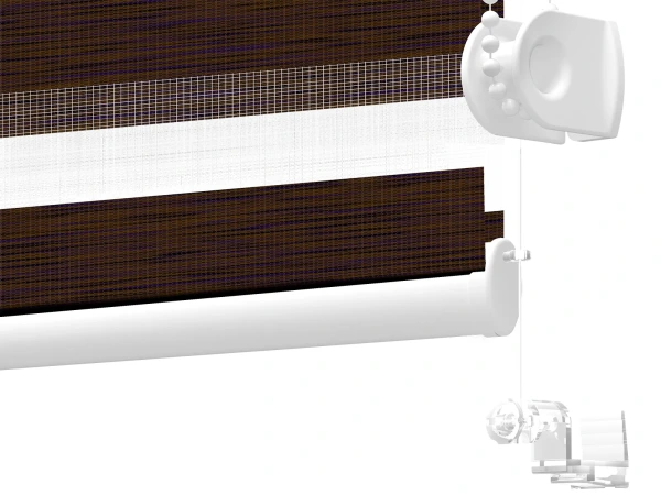 MINI+ roló - Mauritius sávroló szövet - 66 sötétbarna (wenge) 4