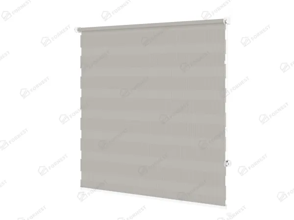 Roleta MINI - deň a noc - látka Bahama 1806 - sivá 2