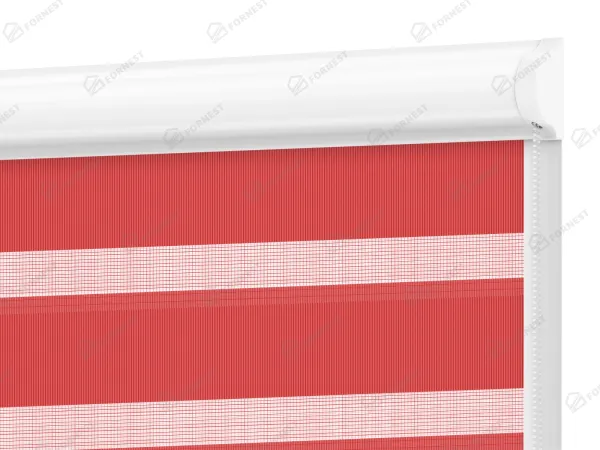 Roleta SWING - deň a noc - látka Bahama 1804 - červená