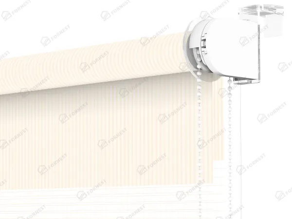 Roleta MINI - deň a noc - látka Miami 1302 - béžová 3