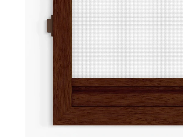 Siete proti hmyzu na DVERE - pántové - ORECH - drevoimitácia - bez priečky 7