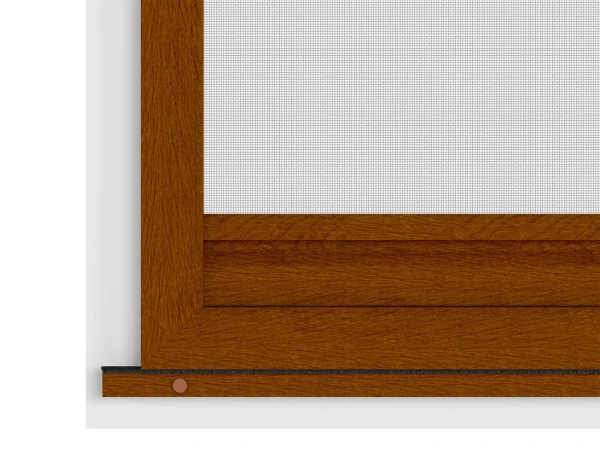 Siete proti hmyzu na DVERE - posuvné - DUB ZLATÝ - drevoimitácia - s priečkou 8