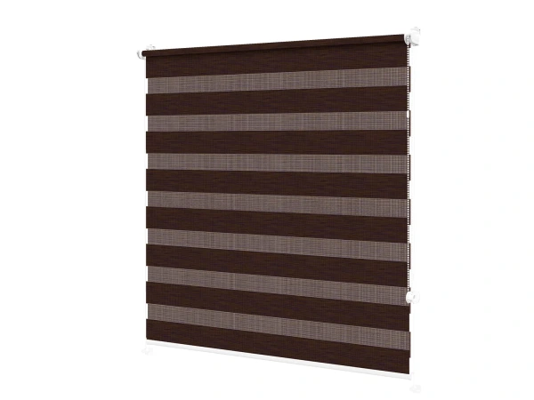 MINI+ roló - Mauritius sávroló szövet - 66 sötétbarna (wenge) 2