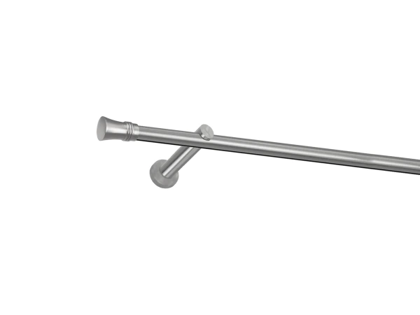 Garniža 19mm - drážková tyč - 1rad - CAPRI - satin 1