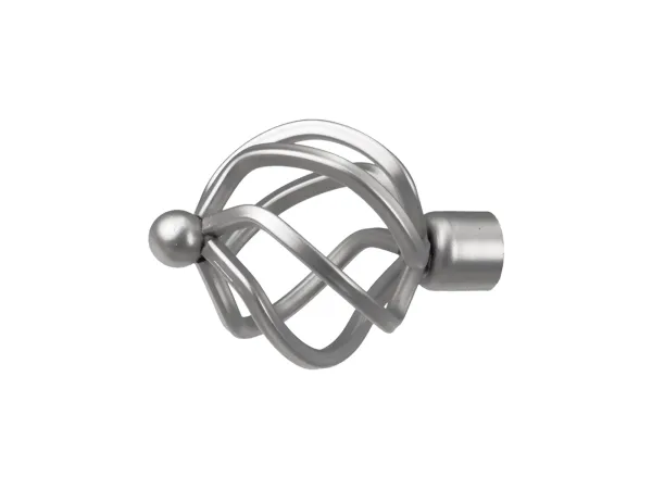 Garniža 16x16mm - 2rady - SPIRAL - satin 2