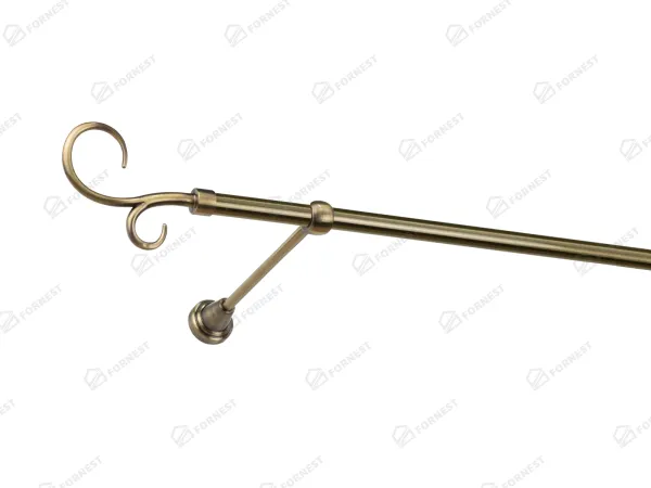 Garniža 16mm - 1rad - HÁK DVOJITÝ - antik 1