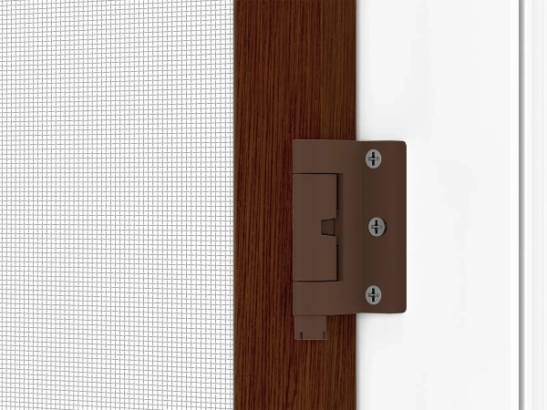 Siete proti hmyzu na DVERE - pántové - ORECH - drevoimitácia - bez priečky 10