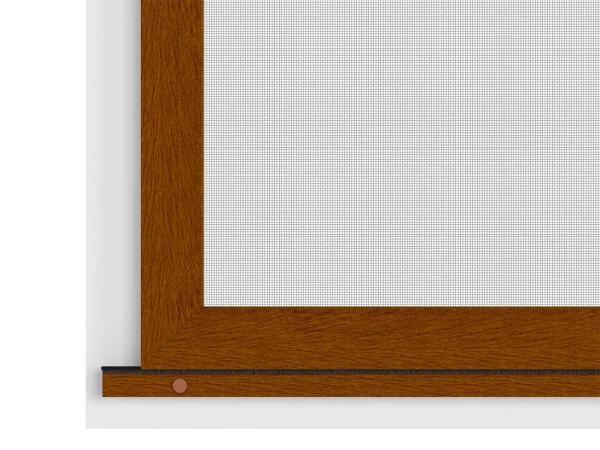 Siete proti hmyzu na DVERE - posuvné - DUB ZLATÝ - drevoimitácia - s priečkou 7