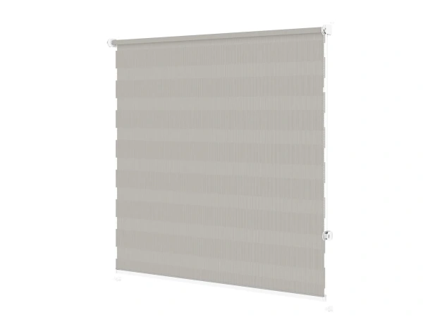 Roleta MINI - deň a noc - látka Bahama 1806 - sivá 2