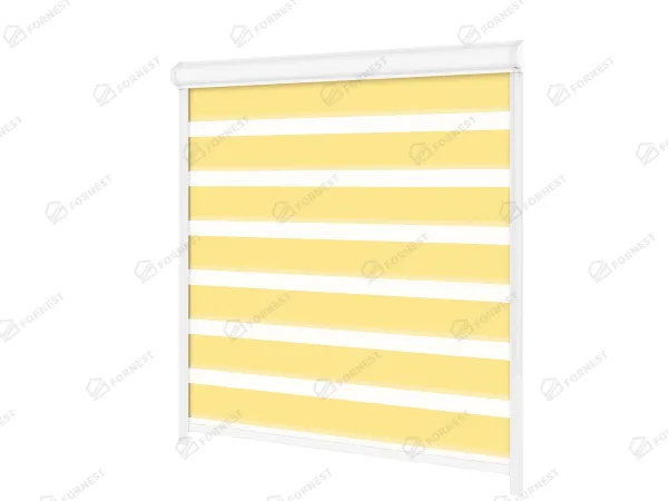 Roleta SWING LITE - deň a noc - látka Bahama 1801 - vanilková 1