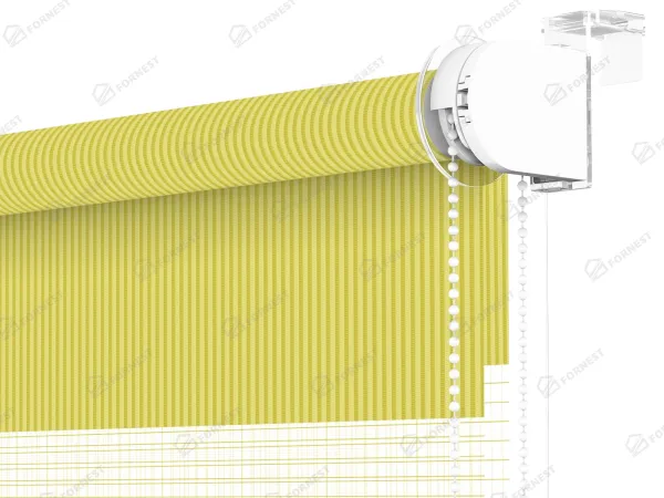 Roleta MINI - deň a noc - látka Bahama 1807 - limetková 3