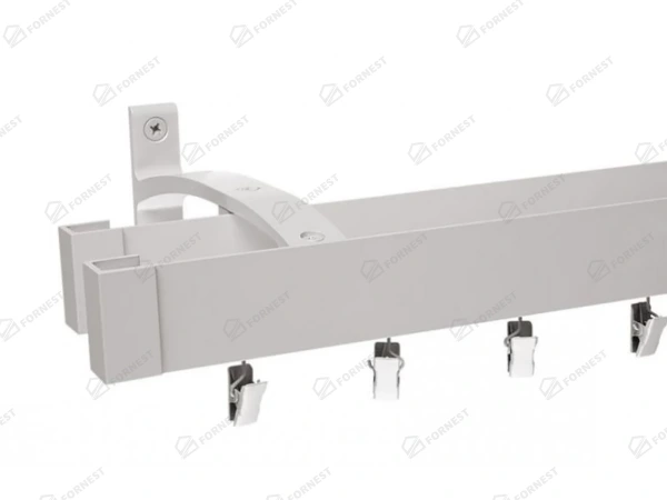 Garniža MODERN 2-drážková - na stenu - odtieň INOX