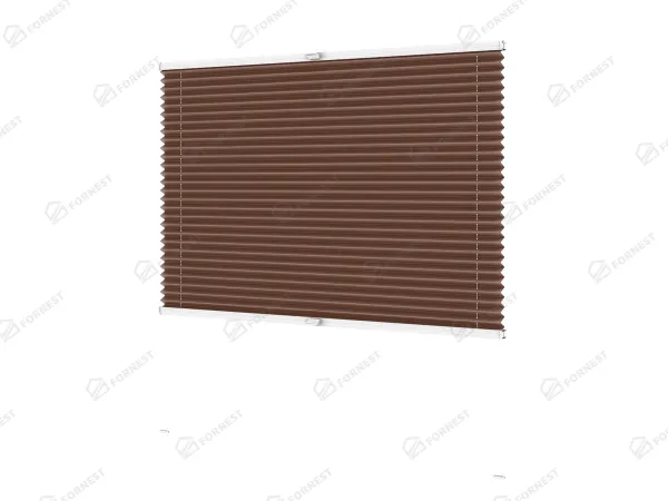 Plisé rolety LUX - látka Woody brown 11056 - PEARL 2