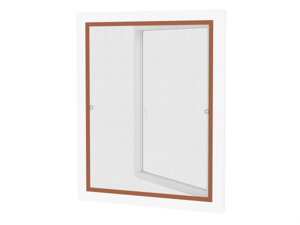 Siete proti hmyzu na OKNO - pevné - HNEDÁ - RAL 8003 1