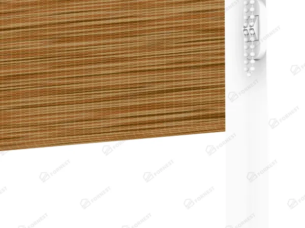 Roleta SWING - deň a noc - látka Maurícius 65 - hnedá (dub zlatý) 4