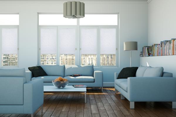 Plisé rolety LUX - látka BLACKOUT (zatemňujúca) 1