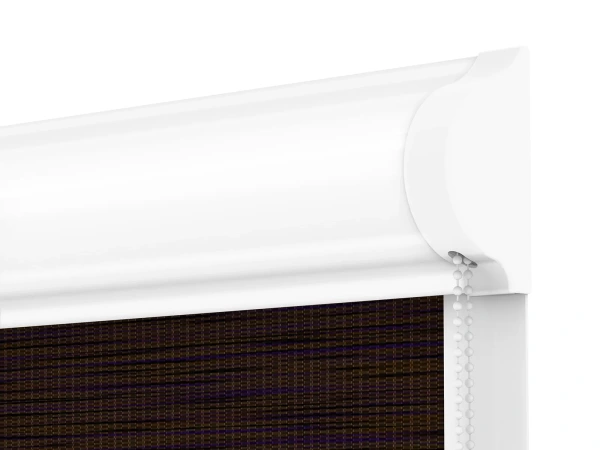 Roleta SWING PREMIUM - deň a noc - látka Maurícius 66 - tmavo hnedá (wenge) 3