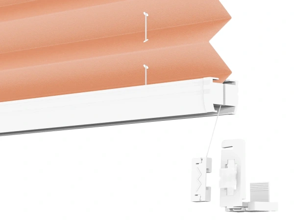 Plisé rolety LUX - látka Coral 11074 - PEARL 5