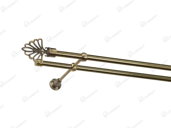 Garniža 16x16mm - 2rady - MODERN - antik 1