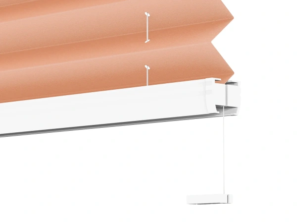 Plisé rolety LUX - látka Coral 11074 - PEARL 6