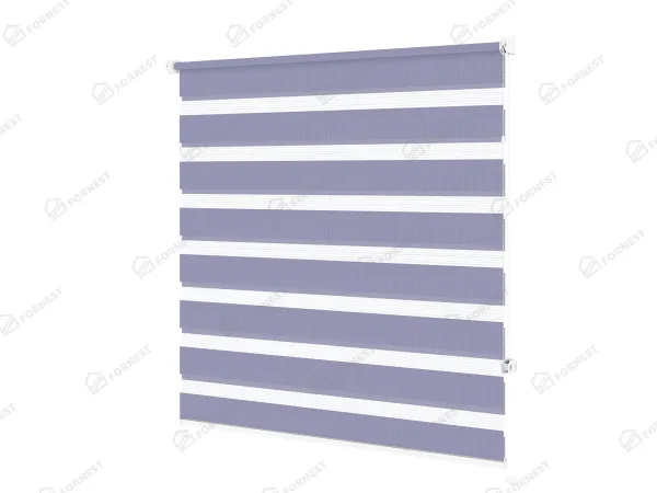 Roleta MINI - deň a noc - látka Bahama 1808 - modrá 1