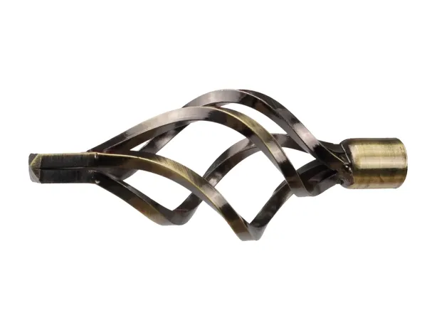 Garniža 16x16mm - 2rady - GUĽA AZUR - antik 2