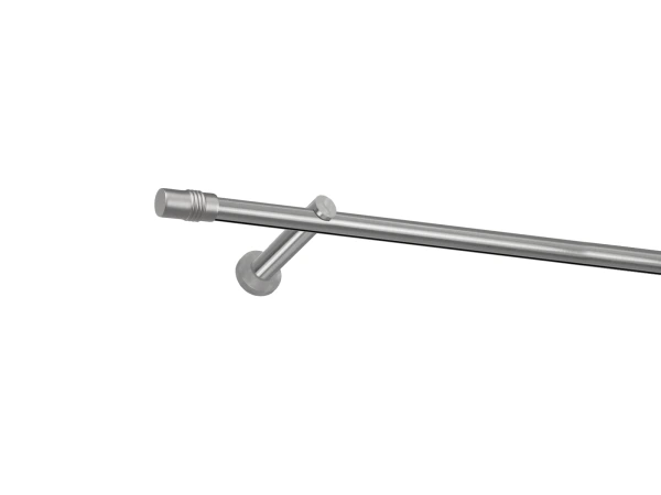 Garniža 19mm - drážková tyč - 1rad - CYLINDER - satin 1