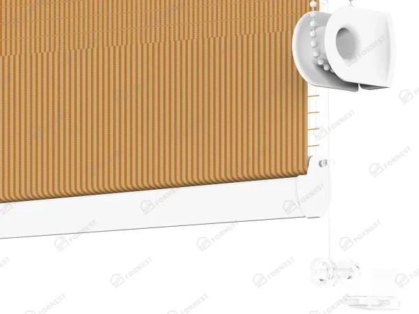 Roleta MINI - deň a noc - látka Miami 1304 - hlinená 4