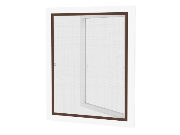 Siete proti hmyzu na OKNO - pevné - TMAVOHNEDÁ - RAL 8019 1
