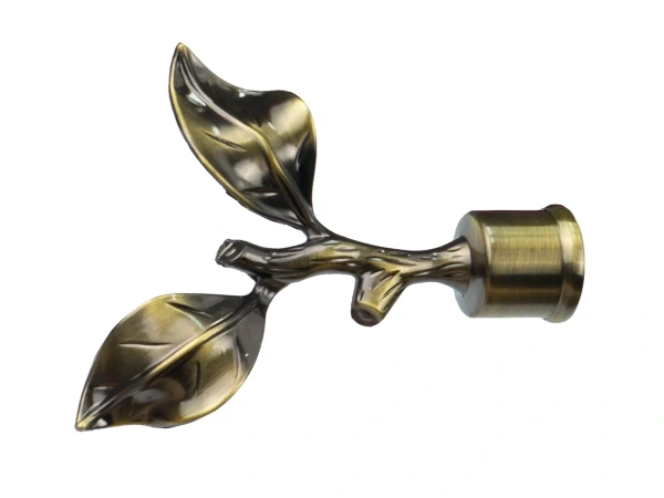 Garniža 25x25mm - 2rady - LIST ROSE - antik 2