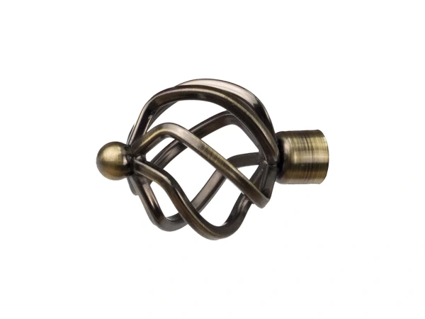 Garniža 16x16mm - 2rady - SPIRAL - antik 2