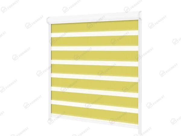 Roleta SWING - deň a noc - látka Bahama 1807 - limetková 1