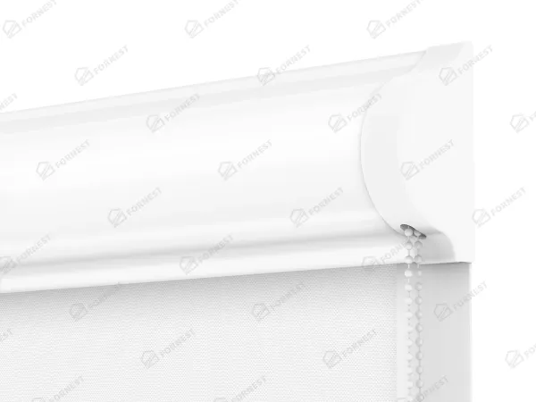 Roleta SWING - látka Madagaskar 051 - biela - (zatemňujúca) 2