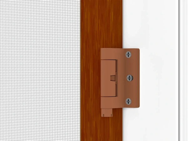 Siete proti hmyzu na DVERE - pántové - ČEREŠŇA - drevoimitácia - s priečkou 10