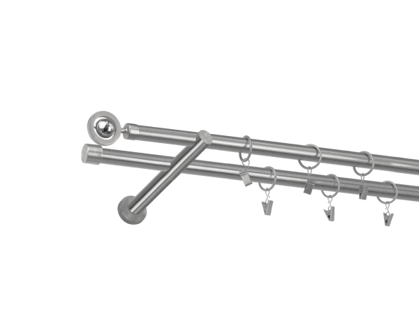 Garniža 19x19mm - 2rady - JUPITER - satin