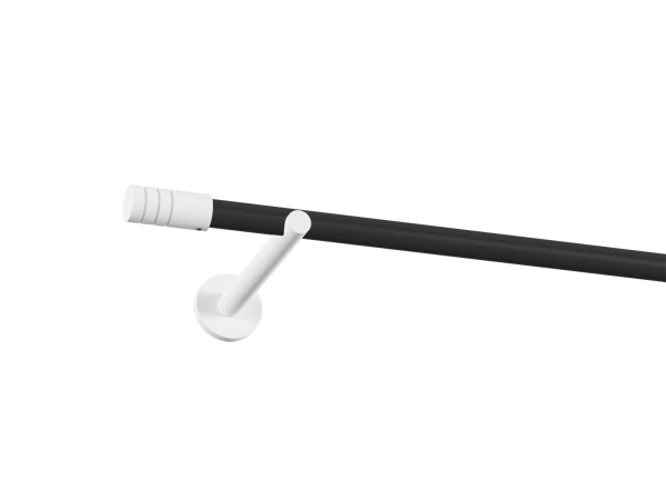 Garniža 19mm obyčajná tyč - 1rad - TECHNO - čierno biela 1