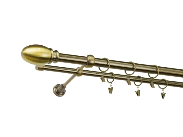 Garniža 25x16mm - 2rady - BELUNO - antik