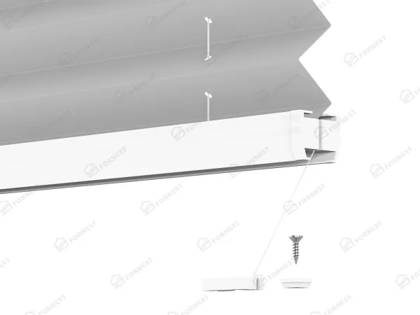 Plisé rolety LUX - látka Silver dust 11199 - BLACKOUT (zatemňujúca) 7