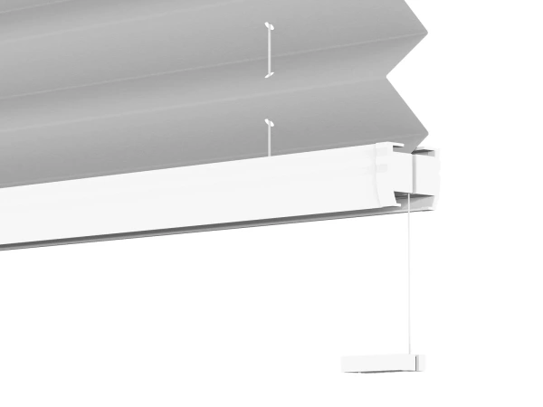 Plisé rolety LUX - látka Silver dust 11199 - BLACKOUT (zatemňujúca) 6