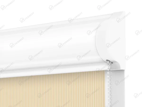 Roleta SWING - deň a noc - látka Miami 1303 - biela káva 3