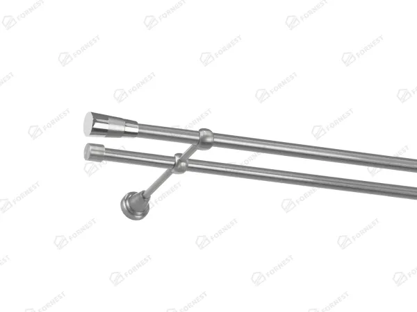 Garniža 16x16mm - 2rady - VOLEO - satin 1