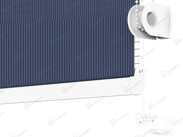 Roleta MINI - deň a noc - látka Bahama 1810 - tmavo modrá 4