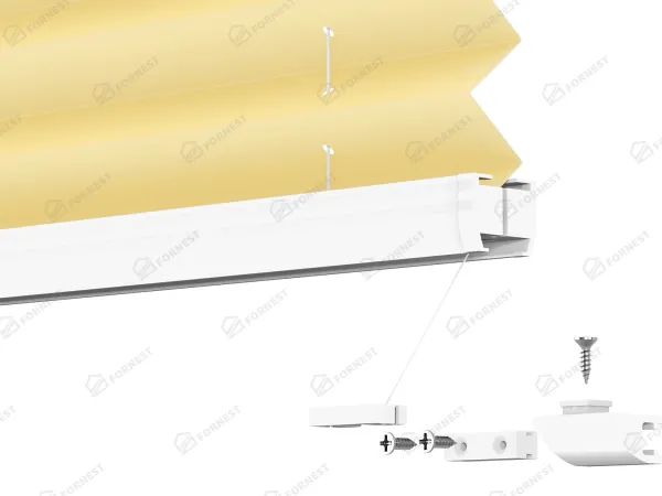 Plisé rolety LUX - látka Lemon fizz 11067 - PEARL 9