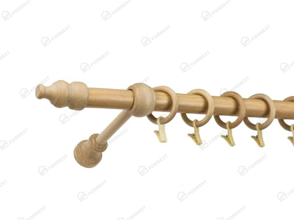 Garniža drevená 28mm jednoradová - BUK