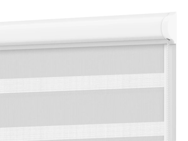 Roleta SWING LITE - deň a noc - látka Bahama 1821 - svetlo sivá