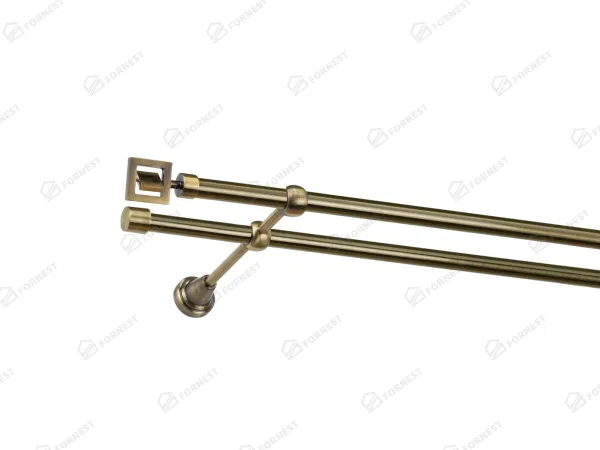 Garniža 16x16mm - 2rady - SATURN - antik 1