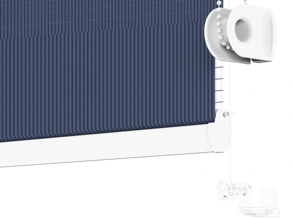 Roleta MINI - deň a noc - látka Bahama 1810 - tmavo modrá 4